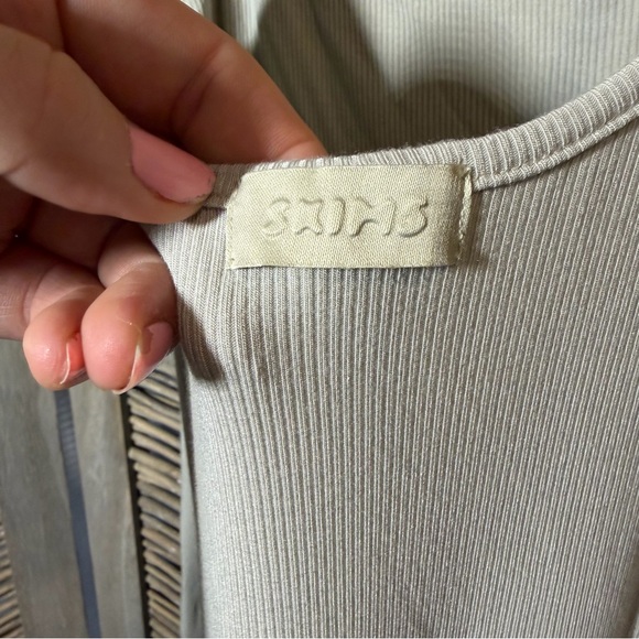 NWT SKIMS Soft Lounge Ribbed Maxi Dress in Talc - size 3X - Picture 7 of 9